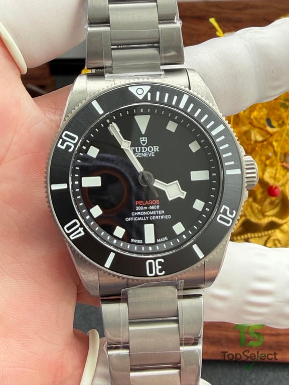 Tudor Pelagos Black Dial Titanium Watch - 12