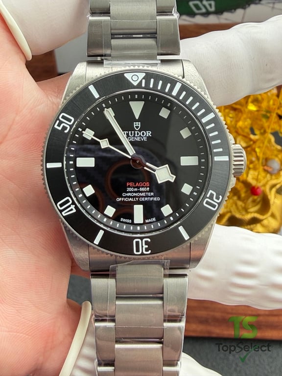 Tudor Pelagos Black Dial Titanium Watch - 8