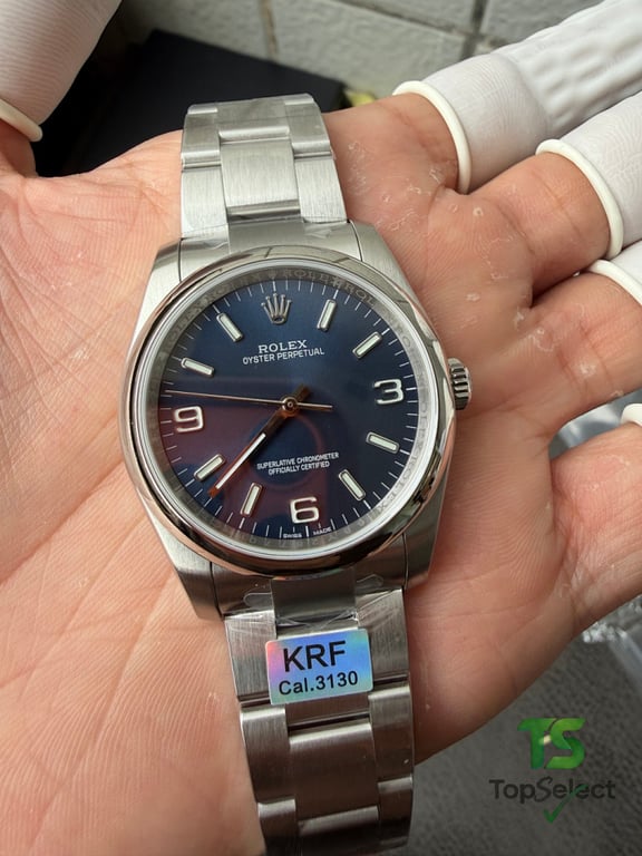 Rolex Oyster Perpetual 116000 Blue Dial 3-6-9 - 11