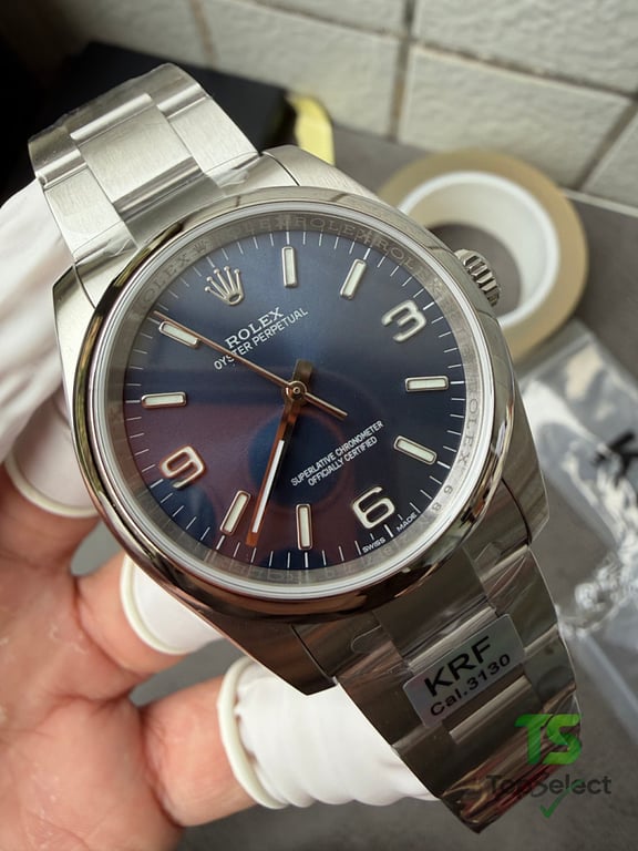 Rolex Oyster Perpetual 116000 Blue Dial 3-6-9 - 13