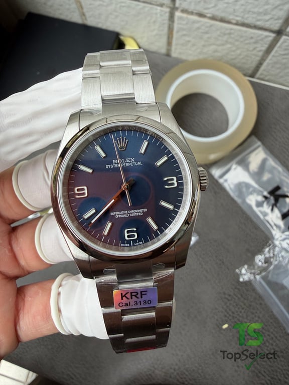 Rolex Oyster Perpetual 116000 Blue Dial 3-6-9 - 21