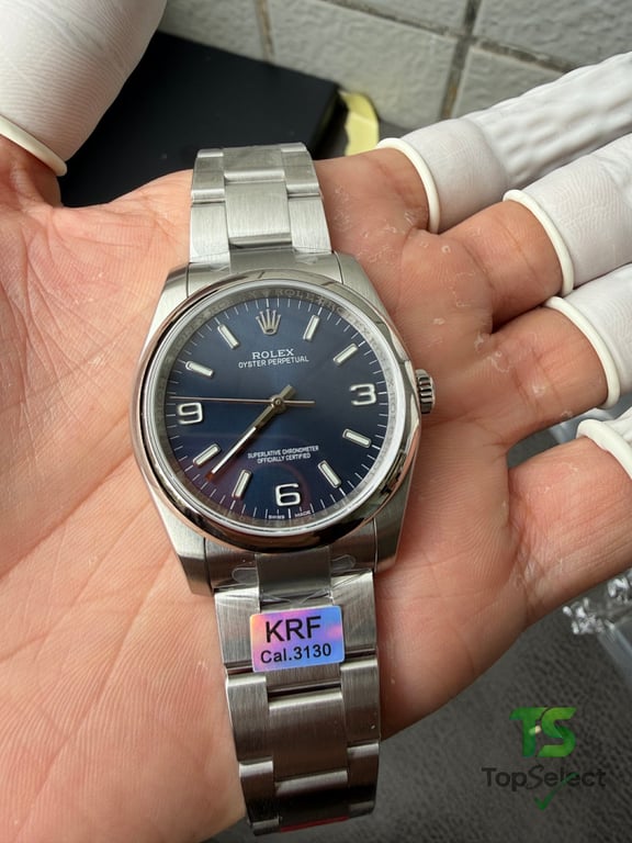 Rolex Oyster Perpetual 116000 Blue Dial 3-6-9 - 8