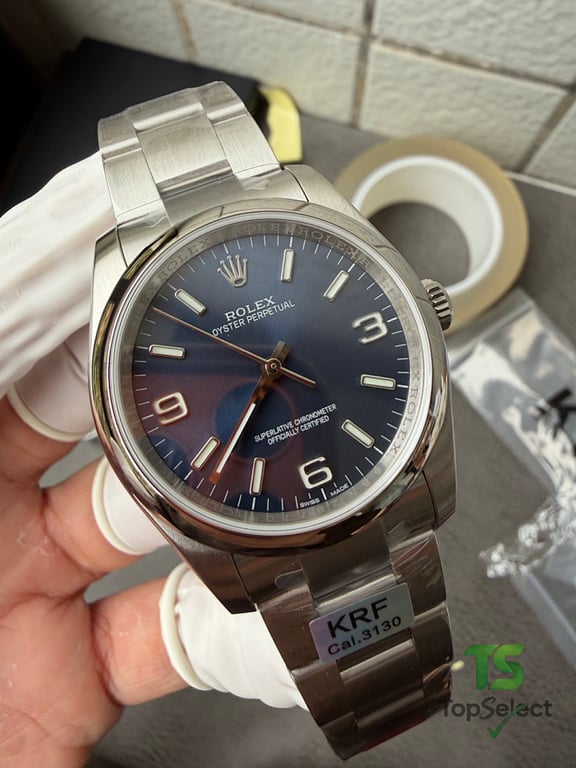 Rolex Oyster Perpetual 116000 Blue Dial 3-6-9 - 9