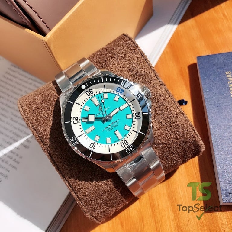 Breitling Superocean Automatic Turquoise Dial - 2