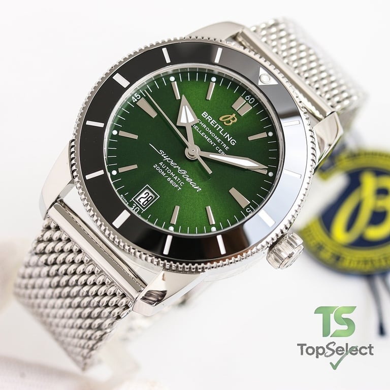 Breitling Superocean Heritage II 42 Green Dial - 9