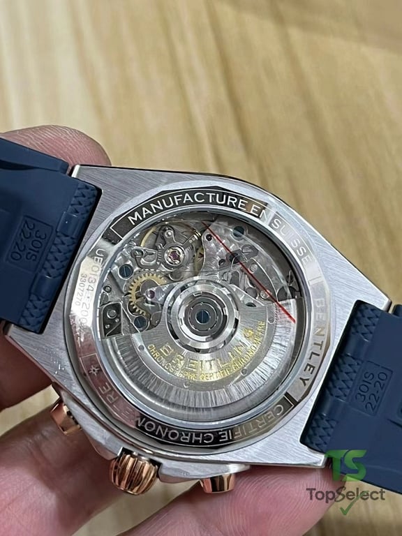 Breitling Chronomat B01 Blue Dial Rose Gold - 2