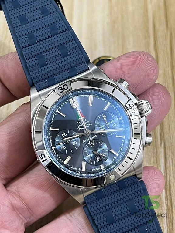 Breitling Chronomat B01 Frecce Tricolori Blue Dial - 9