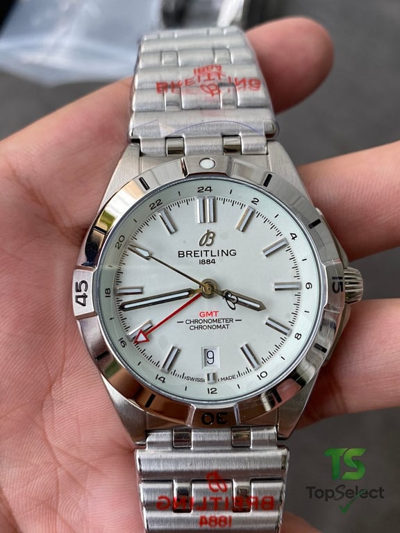 Breitling Chronomat Automatic GMT 40 White Dial - 8