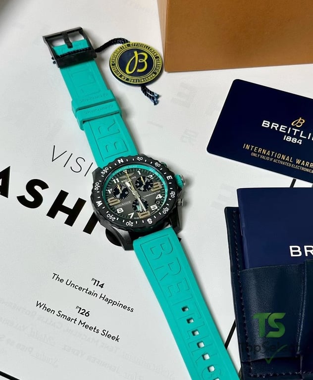 Breitling Endurance Pro Carbon Fiber Turquoise - 6