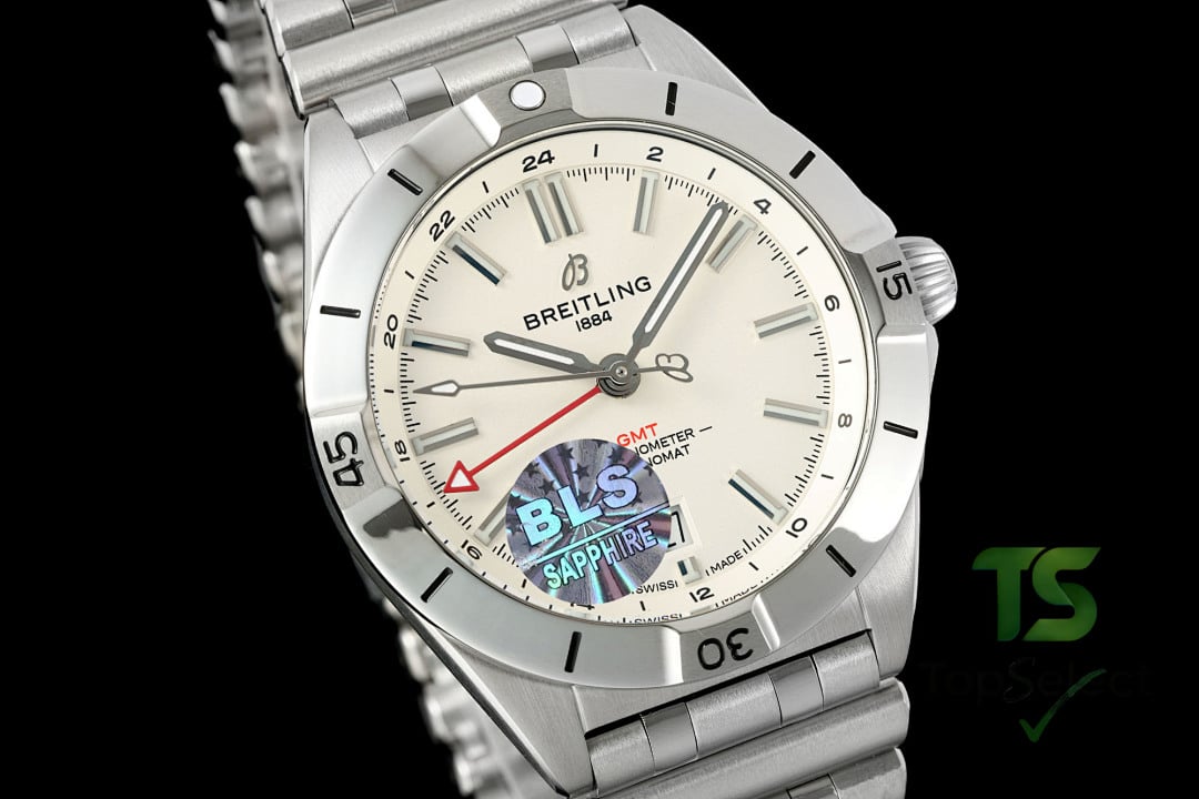 Breitling Chronomat Automatic GMT 40 Steel White Dial - 9