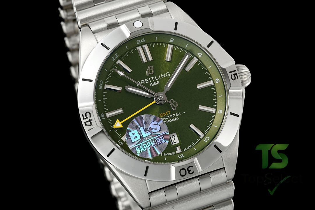 Breitling Chronomat Automatic GMT 40 Green Dial - 7