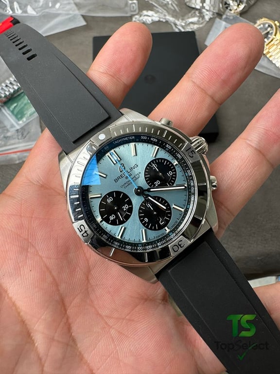 Breitling Chronomat B01 Ice Blue Chronograph - 4