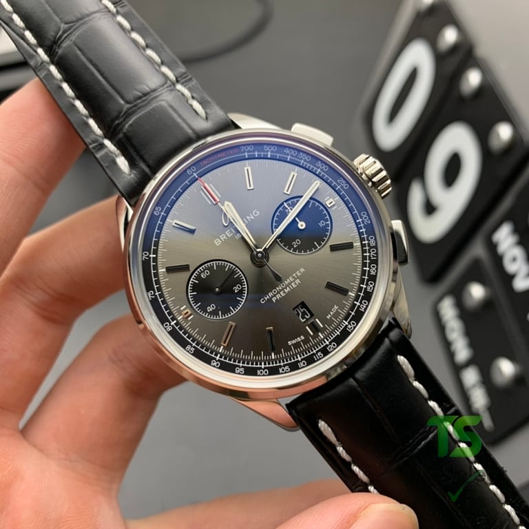 Breitling Premier Chronograph Grey Dial - 6