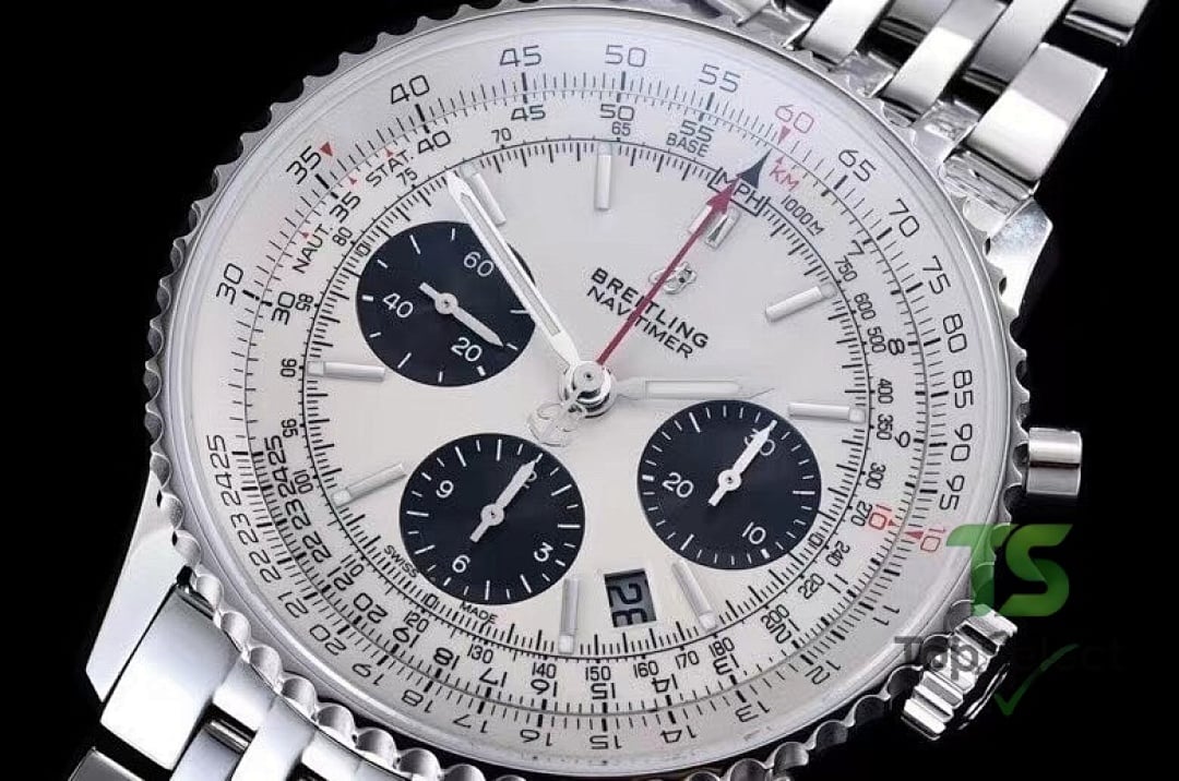 Breitling Navitimer 1 B01 Chronograph Silver Dial - 8