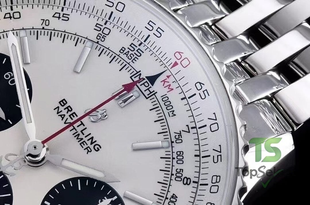 Breitling Navitimer 1 B01 Chronograph Silver Dial - 9