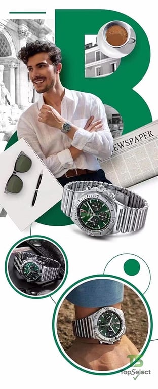 Breitling Chronomat B01 42 Green Dial