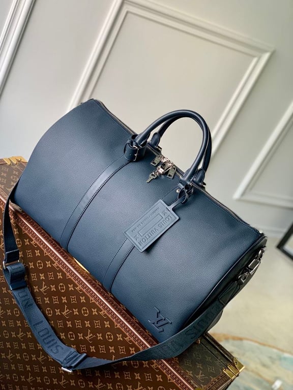 Louis Vuitton Keepall 50 Aerogram Blue - 9