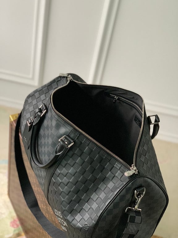 Louis Vuitton Keepall Bandoulière 50 Damier Infini Black - 4