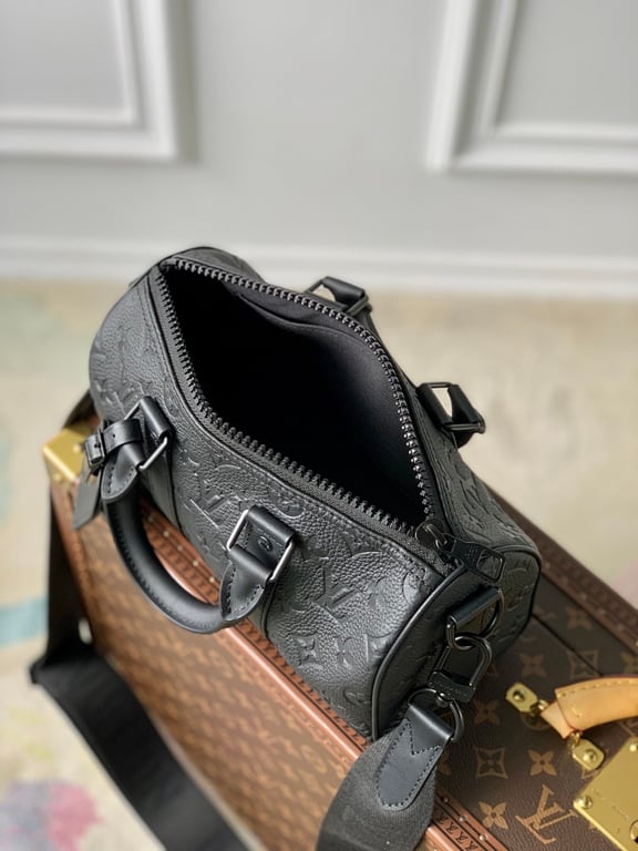 Louis Vuitton Keepall XS Monogram Seal Black M20900 - 2