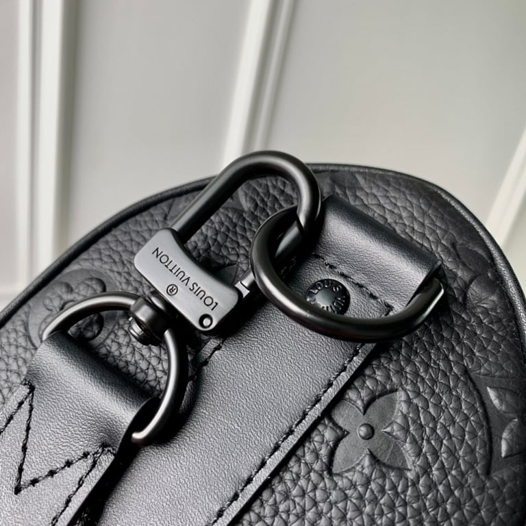 Louis Vuitton Keepall XS Monogram Seal Black M20900 - 3