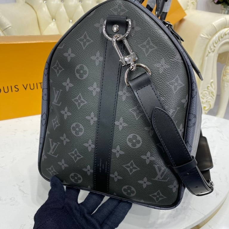 Louis Vuitton Keepall Bandoulière 50 Monogram Eclipse Reverse - 4