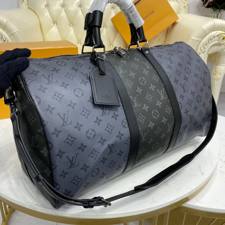Louis Vuitton Keepall Bandoulière 50 Monogram Eclipse Reverse - 6