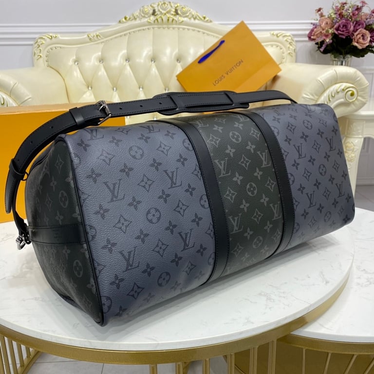 Louis Vuitton Keepall Bandoulière 50 Monogram Eclipse Reverse - 7