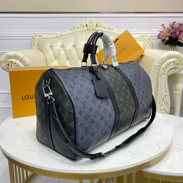 Louis Vuitton Keepall Bandoulière 50 Monogram Eclipse Reverse - 9