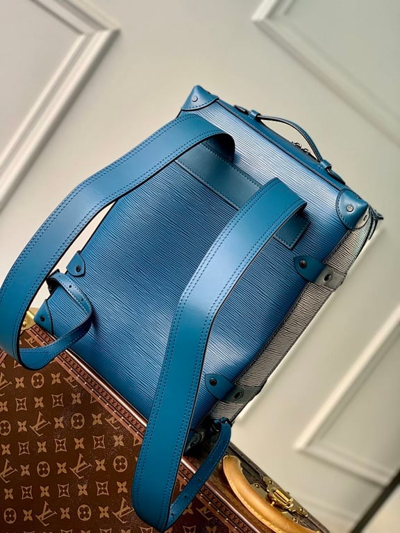 Louis Vuitton Soft Trunk Backpack Blue Epi - 8