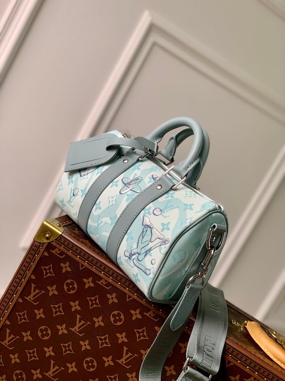 Louis Vuitton Keepall Bandoulière 25 Tiffany Green - 8