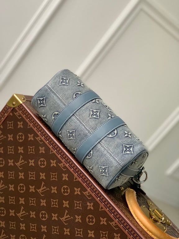 Louis Vuitton Keepall Bandoulière 25 Monogram Washed Denim M22762 - 7