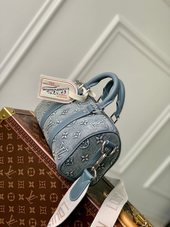 Louis Vuitton Keepall Bandoulière 25 Monogram Washed Denim M22762 - 8