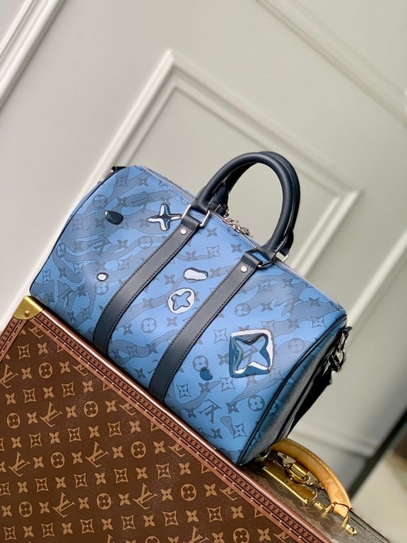 Louis Vuitton Keepall Bandoulière 35 Monogram Aquagarden - 7
