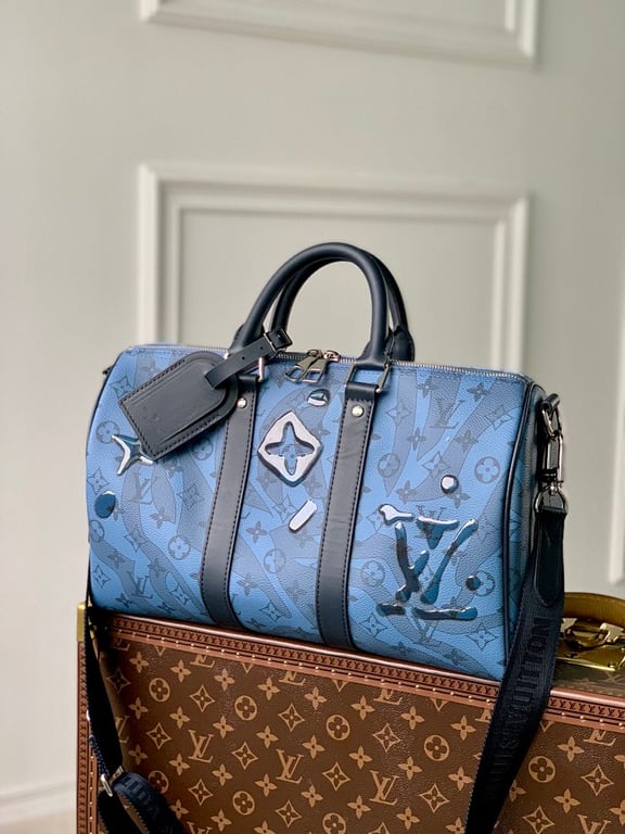 Louis Vuitton Keepall Bandoulière 35 Monogram Aquagarden - 9
