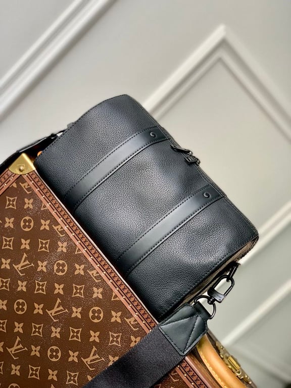 Louis Vuitton City Keepall Black Leather M59255 - 3
