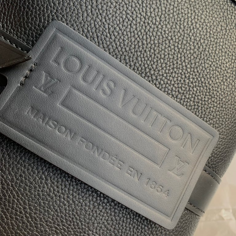 Louis Vuitton City Keepall Black Leather M59255 - 7