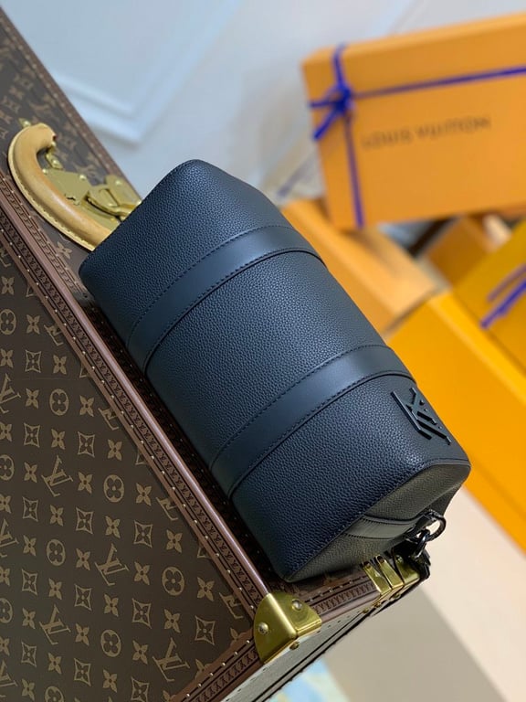 Louis Vuitton City Keepall Black Grained Leather - 6