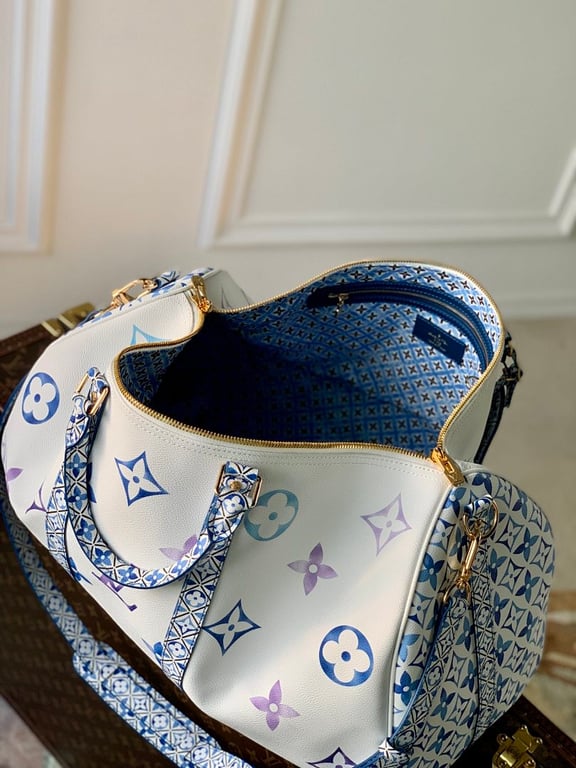 Louis Vuitton Keepall Bandoulière 45 Monogram Tiles - 4