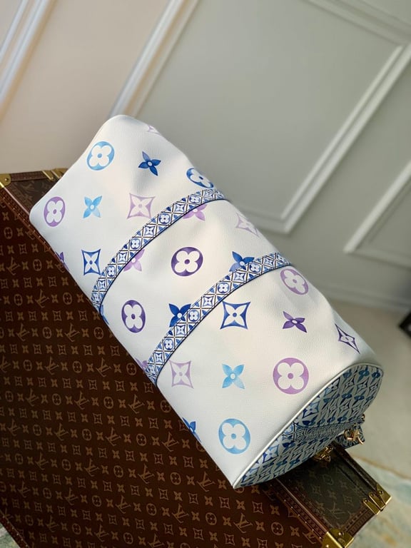 Louis Vuitton Keepall Bandoulière 45 Monogram Tiles - 7