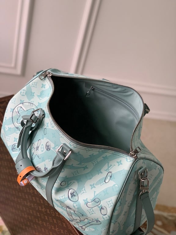 Louis Vuitton Keepall Bandoulière 50 Monogram Aquagarden - 5