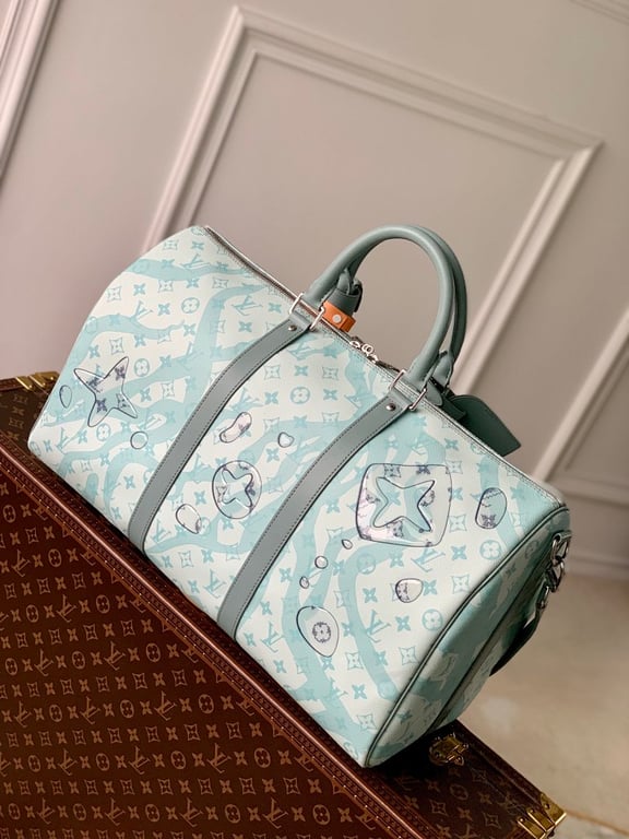 Louis Vuitton Keepall Bandoulière 50 Monogram Aquagarden - 9
