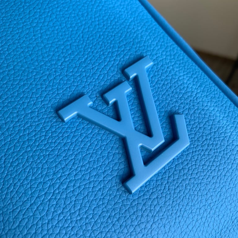 Louis Vuitton Keepall Bandouliere 50 Aerogram Blue - 6