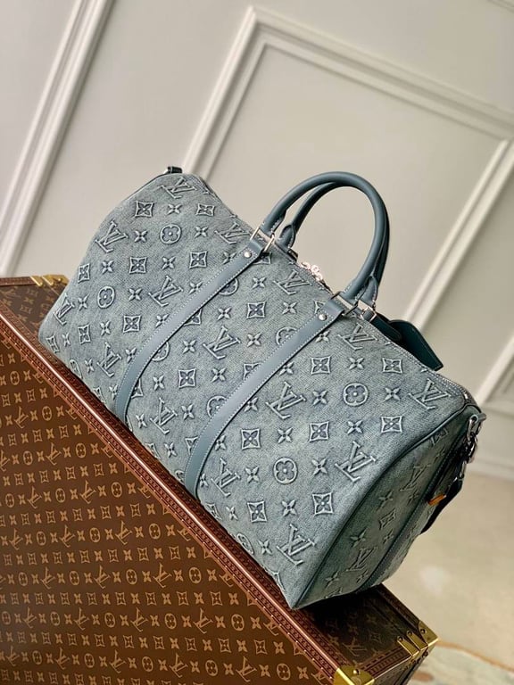 Louis Vuitton Keepall Bandoulière 50 Monogram Denim - 8