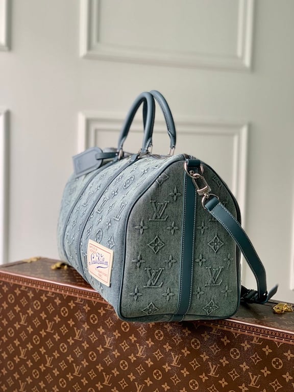 Louis Vuitton Keepall Bandoulière 50 Monogram Denim - 9