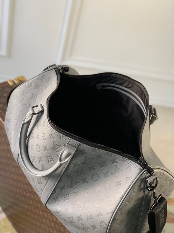 Louis Vuitton Keepall 50 Monogram Shadow Grey - 2