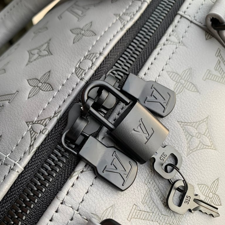 Louis Vuitton Keepall 50 Monogram Shadow Grey - 6