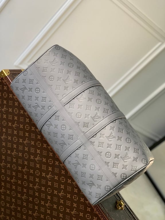 Louis Vuitton Keepall 50 Monogram Shadow Grey - 7