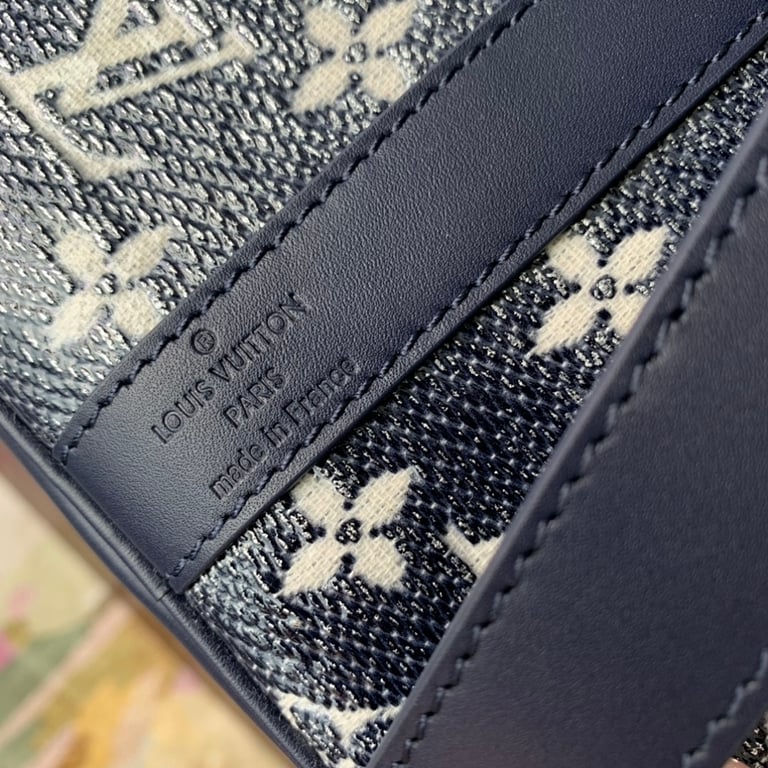 Louis Vuitton Keepall Bandoulière 45 Monoglam Blue - 4