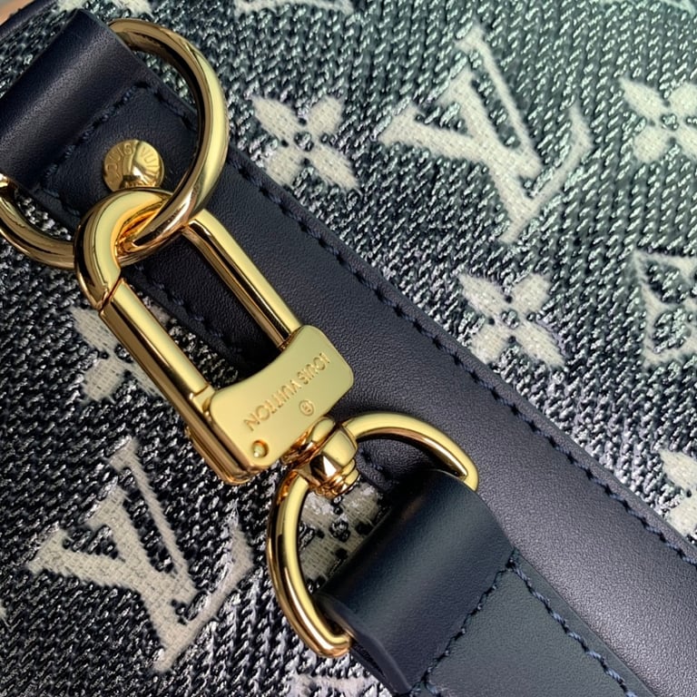 Louis Vuitton Keepall Bandoulière 45 Monoglam Blue - 5
