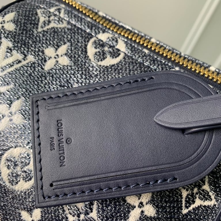 Louis Vuitton Keepall Bandoulière 45 Monoglam Blue - 7